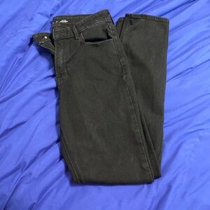 Old Navy High-Rise Straight Black Jeans